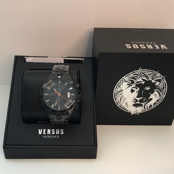 💯 - New Authentic VERSUS Versace Griffith Chronograph Bracelet Watch, 46mm - Picture 5 of 14